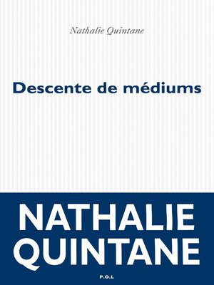 cover image of Descente de mediums